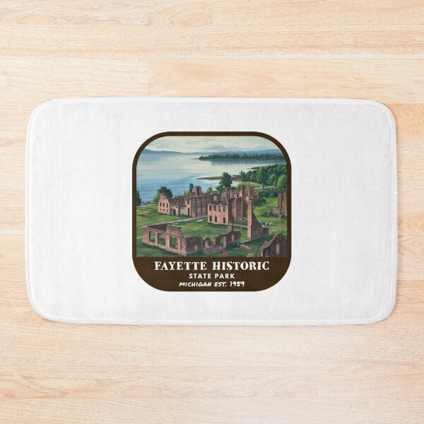 Item preview, Vintage Fayette Historic State Park (Michigan) designed and sold by RabbitK.