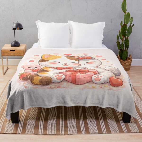 Item preview, Mochi & Lumi – Sweet Cats Valentine Cuddle designed and sold by Mochi Studio.