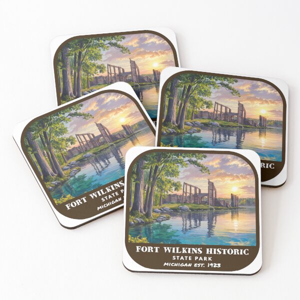 Item preview, Vintage Fort Wilkins Historic State Park (Michigan) designed and sold by RabbitK.