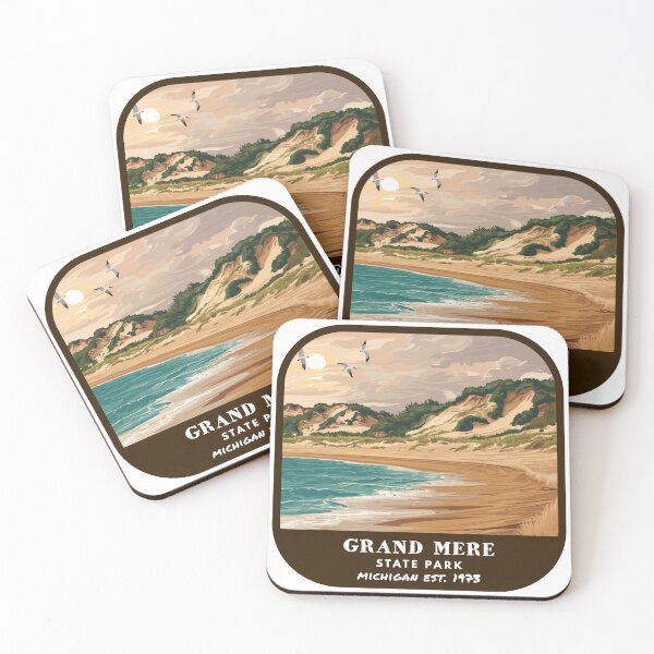 Item preview, Vintage Grand Mere State Park (Michigan) designed and sold by RabbitK.