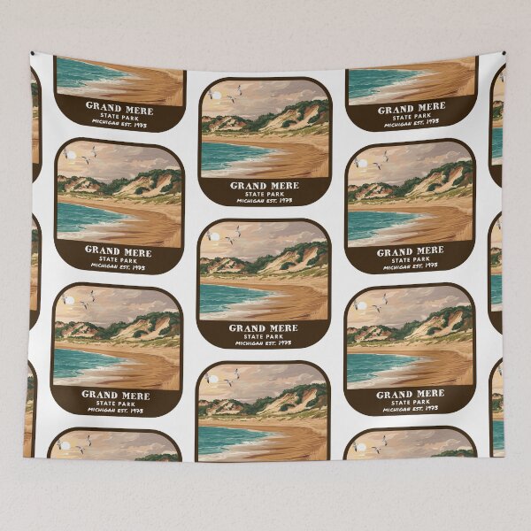 Item preview, Vintage Grand Mere State Park (Michigan) designed and sold by RabbitK.