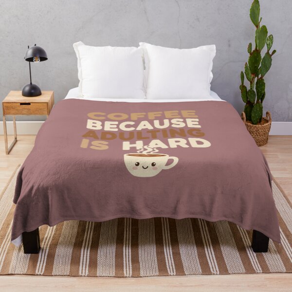 Item preview, Coffee Because Adulting Is Hard Funny Quote Gift designed and sold by DreamsMRC.