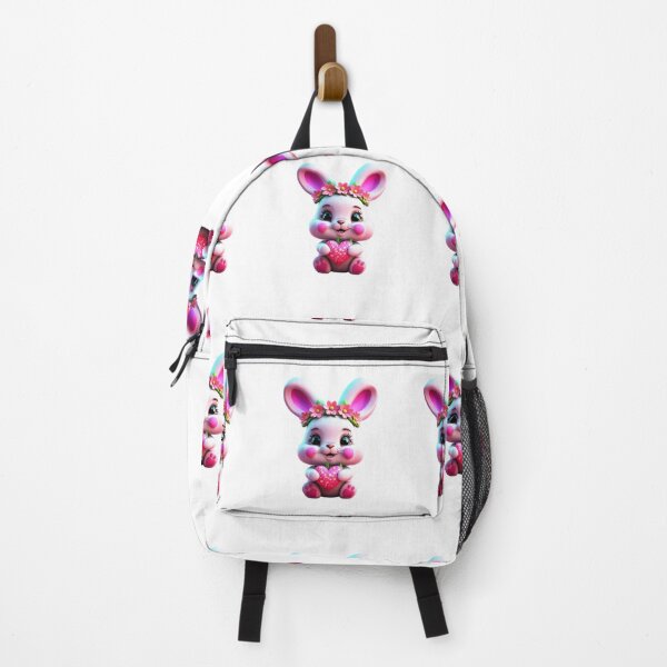 Artikelvorschau, Kawaii-Osterhase mit Herz entworfen und verkauft von Coolparrotgirl.