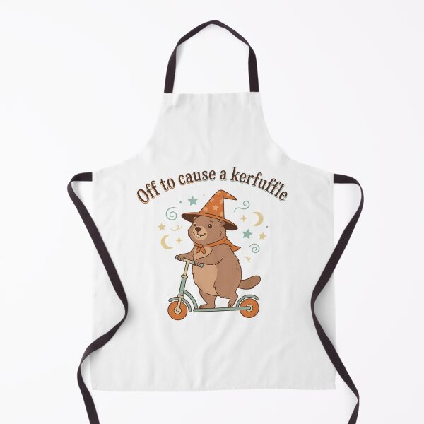 Item preview, Groundhog Off To Cause A Kerfuffle cute cartoon whimsical designed and sold by chattsuede.