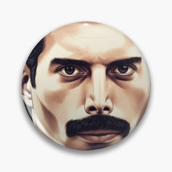 Item preview, Freddie Mercury Iconic Portrait Illustration Legendary Rock Stage Art designed and sold by SHOCAMPOS DESIGNS .