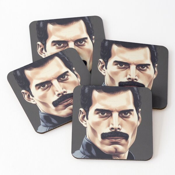 Item preview, Freddie Mercury Iconic Portrait Illustration Legendary Rock Stage Art designed and sold by SHOCAMPOS DESIGNS .
