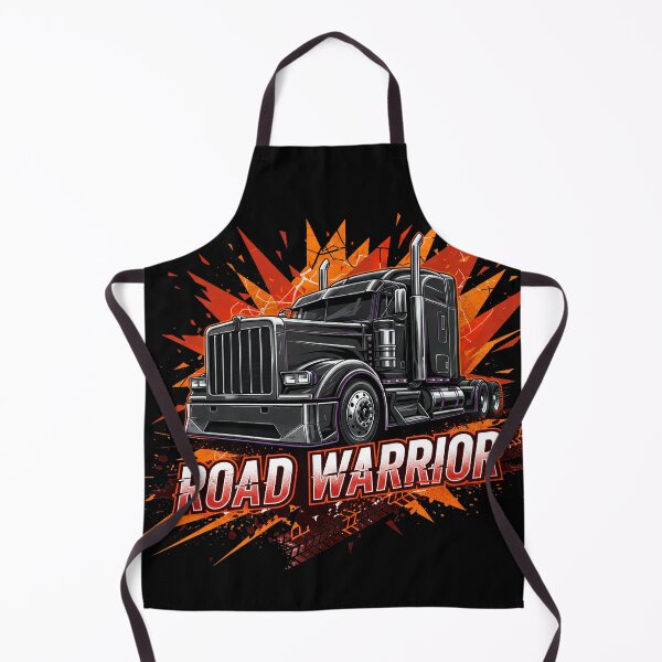 Item preview, Road Warrior - Fire & Steel Trucker Design designed and sold by BounoWorld.