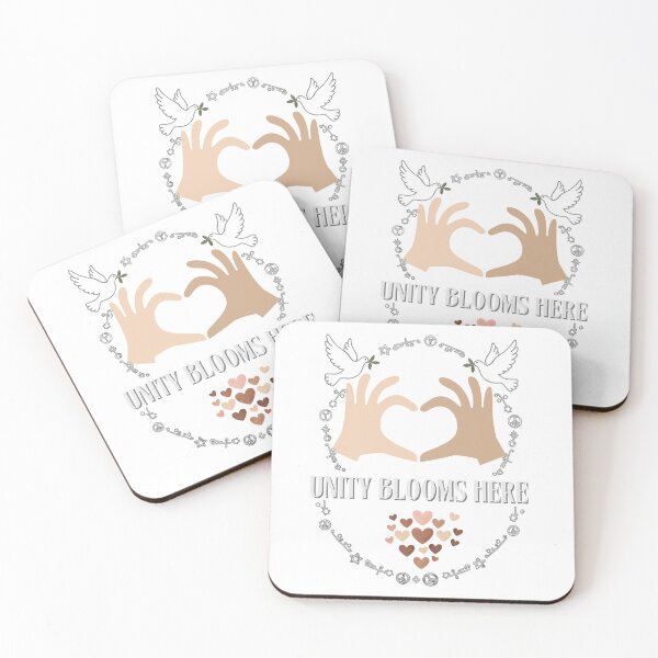 Item preview, Unity Blooms Floral Heart Hands Growth Design designed and sold by GraceLuxeStudio.