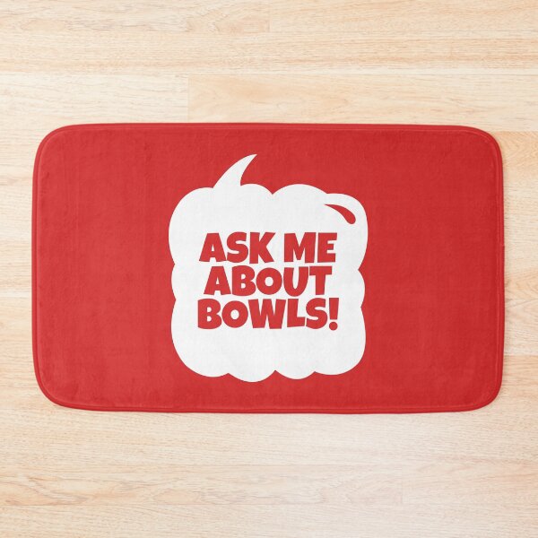 Item preview, Ask Me About Bowls Funny Bowls Speech Bubble designed and sold by MaryAller.