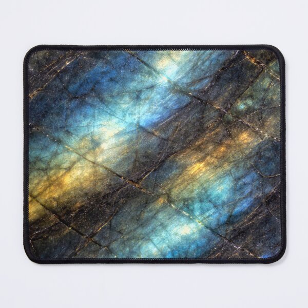 Item preview, Labradorite Crystal Texture Aesthetic Journal Notebook Cover Design designed and sold by ArcanePrintsxo.