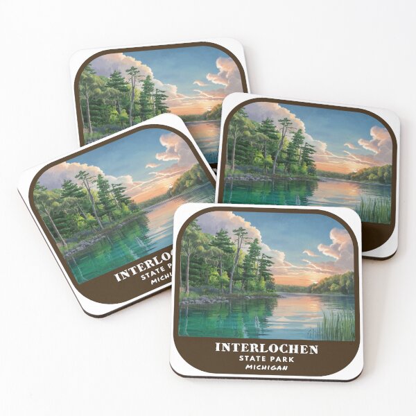 Item preview, Vintage Interlochen State Park (Michigan) designed and sold by RabbitK.
