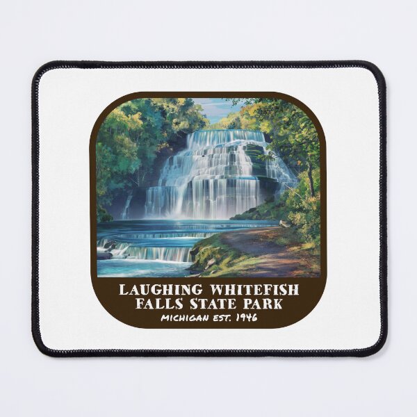 Item preview, Vintage Laughing Whitefish Falls State Park (Michigan) designed and sold by RabbitK.