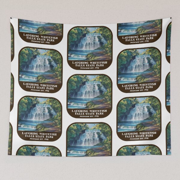 Item preview, Vintage Laughing Whitefish Falls State Park (Michigan) designed and sold by RabbitK.