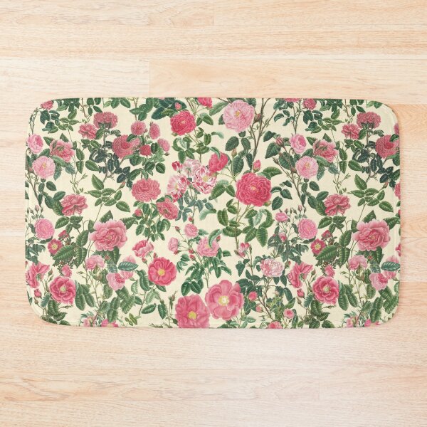 Item preview, Pretty Pink Vintage Flowers - Cottagecore Floral designed and sold by Carrie Cantwell Art.