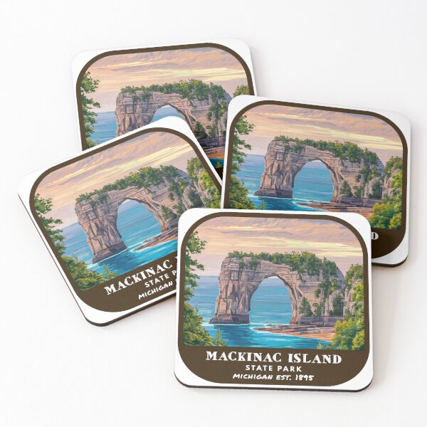 Item preview, Vintage Mackinac Island State Park (Michigan) designed and sold by RabbitK.
