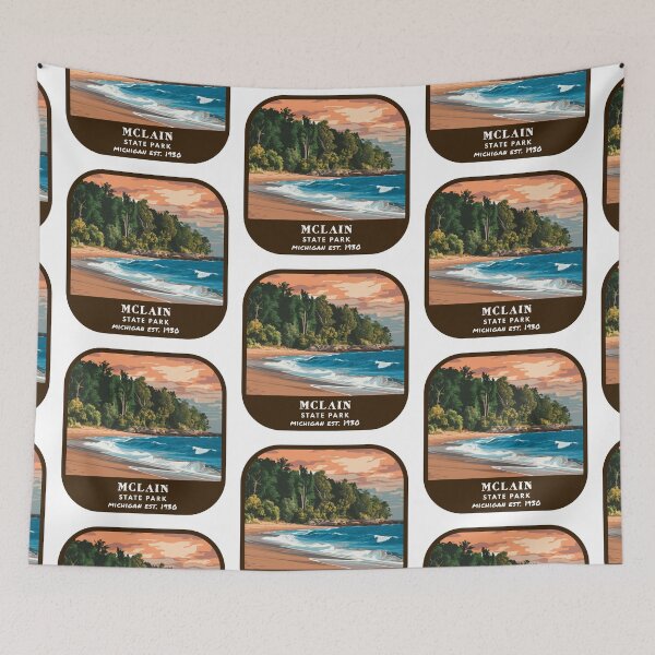 Item preview, Vintage McLain State Park (Michigan) designed and sold by RabbitK.