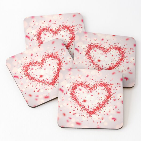 Item preview, Red confetti heart, festive, celebration, Valentine's Day, love, romantic, scattered, party, design element, background designed and sold by homydesign.