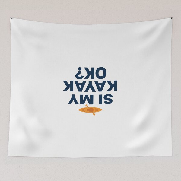 Item preview, Is my kayak ok funny flat vector minimalist designed and sold by chattsuede.