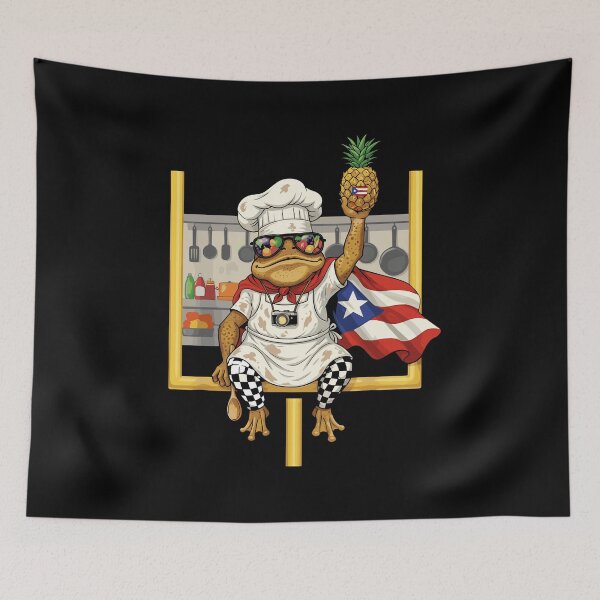 Item preview, Puerto Rico Coqui Football Fan designed and sold by Evaevonechi.