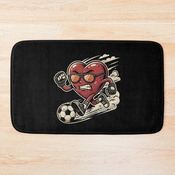 Item preview, Soccer Heart Valentine Running Ball designed and sold by FreshVibe Prints.