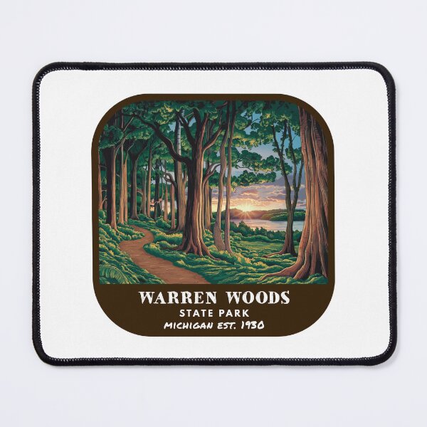 Item preview, Vintage Warren Woods State Park (Michigan) designed and sold by RabbitK.