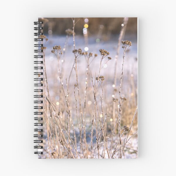 Item preview, Un prado nevado con plantas escarchadas. Una vista fabulosa de un hermoso bokeh natural invernal. designed and sold by RinaZik.