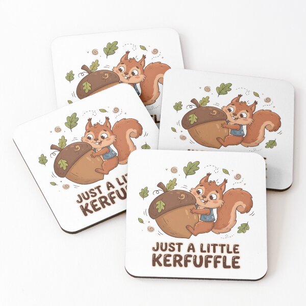 Item preview, Cute Squirrel Little Kerfuffle Cartoon Animal Humor designed and sold by chattsuede.