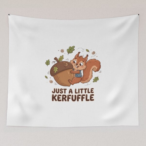 Item preview, Cute Squirrel Little Kerfuffle Cartoon Animal Humor designed and sold by chattsuede.