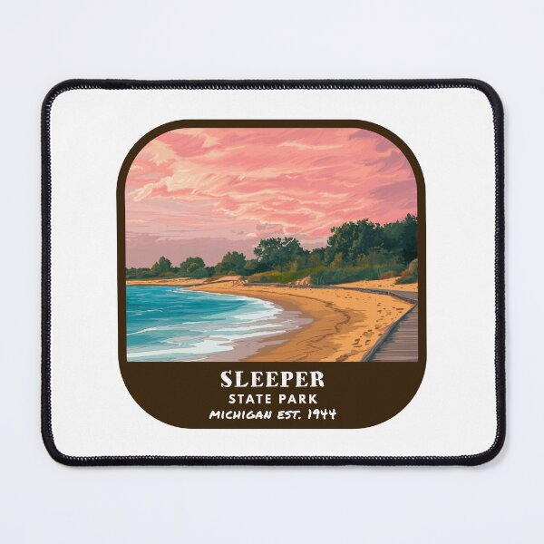 Item preview, Vintage Sleeper State Park (Michigan) designed and sold by RabbitK.