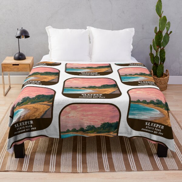 Item preview, Vintage Sleeper State Park (Michigan) designed and sold by RabbitK.