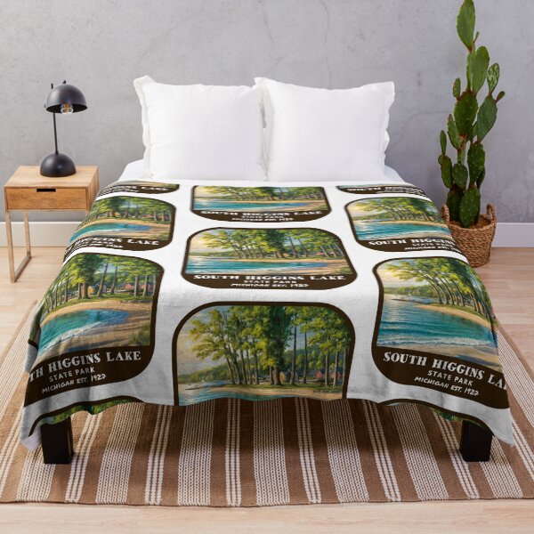 Item preview, Vintage South Higgins Lake State Park (Michigan) designed and sold by RabbitK.