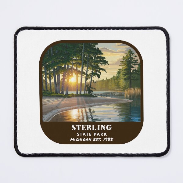 Item preview, Vintage Sterling State Park (Michigan) designed and sold by RabbitK.