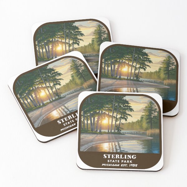 Item preview, Vintage Sterling State Park (Michigan) designed and sold by RabbitK.