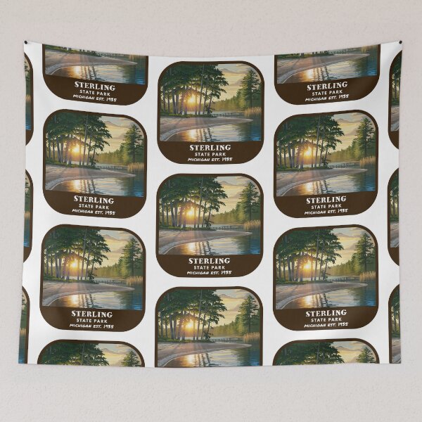 Item preview, Vintage Sterling State Park (Michigan) designed and sold by RabbitK.