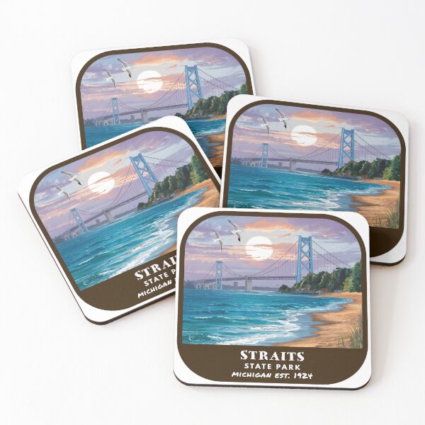 Item preview, Vintage Straits State Park (Michigan) designed and sold by RabbitK.