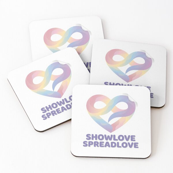 Item preview, Show love spread love infinity heart pastel modern minimalist flat vector designed and sold by chattsuede.