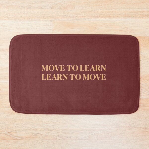 Item preview, Move to learn! - light brown designed and sold by Feldymerch.
