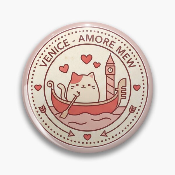 Item preview, Venice Sweetheart Cat - Amore Mew - Romantic Gondola Valentine  designed and sold by CuteKats.