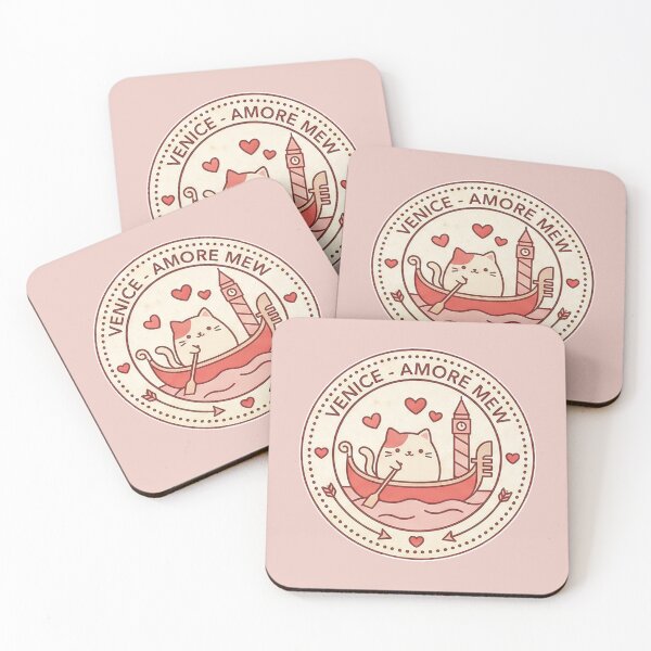 Item preview, Venice Sweetheart Cat - Amore Mew - Romantic Gondola Valentine  designed and sold by CuteKats.