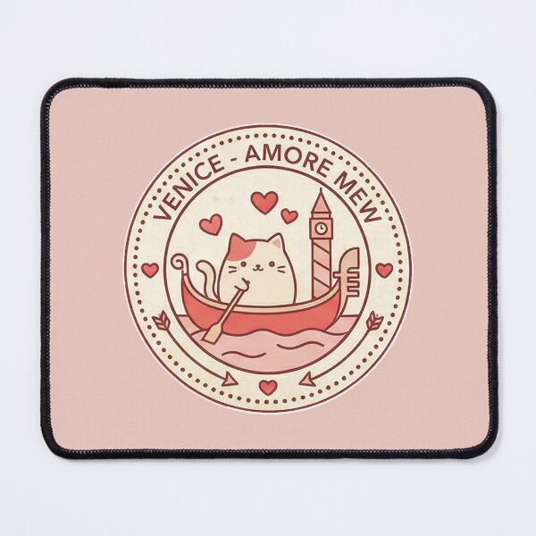 Item preview, Venice Sweetheart Cat - Amore Mew - Romantic Gondola Valentine designed and sold by CuteKats.