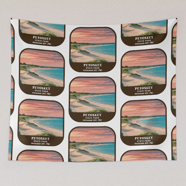 Item preview, Vintage Petoskey State Park (Michigan) designed and sold by RabbitK.