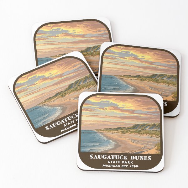 Item preview, Vintage Saugatuck Dunes State Park (Michigan) designed and sold by RabbitK.