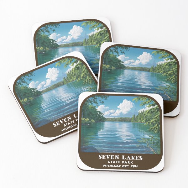 Item preview, Vintage Seven Lakes State Park (Michigan) designed and sold by RabbitK.