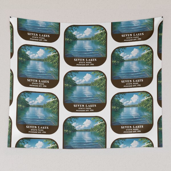 Item preview, Vintage Seven Lakes State Park (Michigan) designed and sold by RabbitK.