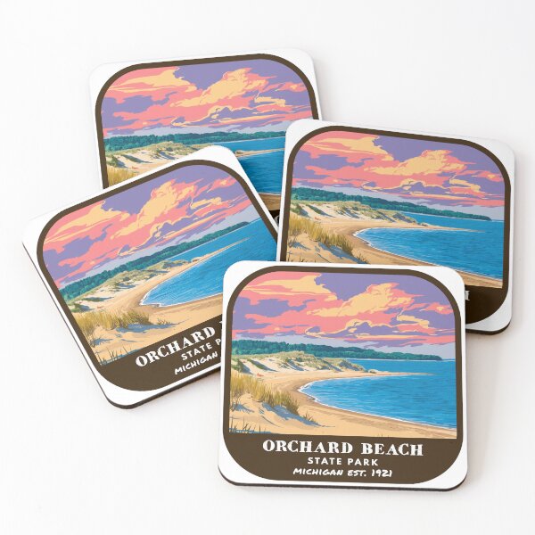 Item preview, Vintage Orchard Beach State Park (Michigan) designed and sold by RabbitK.