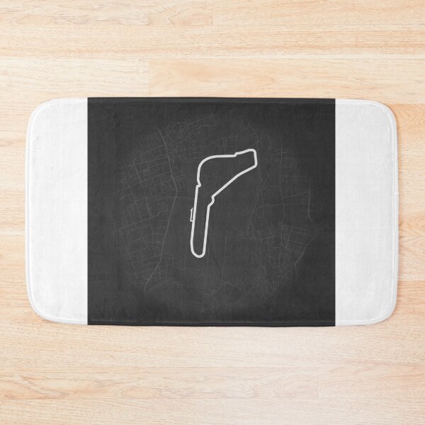 Item preview, Monza Racing Track Map Poster Minimalist Wall Art designed and sold by shopcanva.