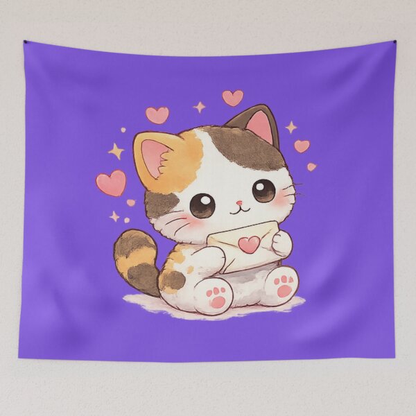 Item preview, Mochi Cozy Cat – Valentine Sweet Mochi designed and sold by Mochi Studio.