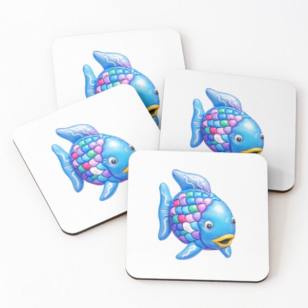 Item preview, Swimming Floats Rainbow Fish designed and sold by Greatbluewhale3.