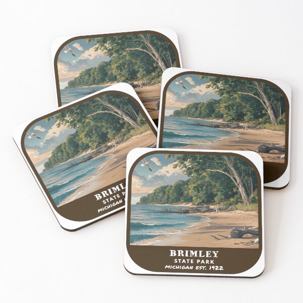 Item preview, Vintage Brimley State Park (Michigan) designed and sold by RabbitK.