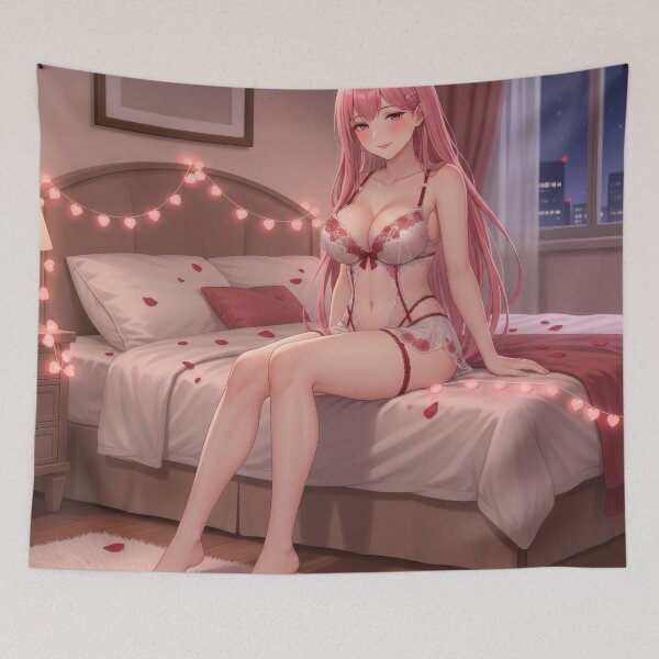 Item preview, Waifu Waiting on the Bed designed and sold by GerwantSHOP.
